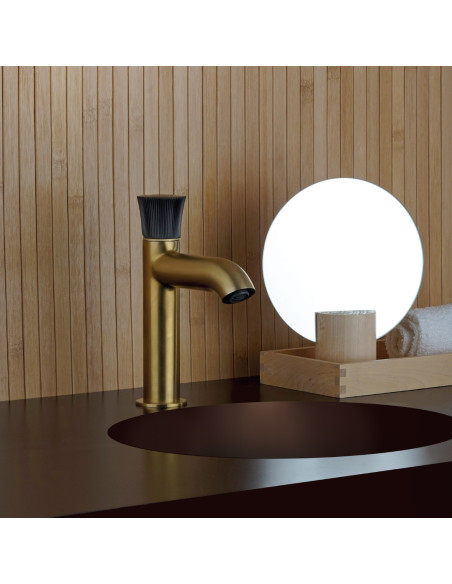 Miscelatore Lavabo Oro Spazzolato | Jacuzzi Rubinetteria Illumina Pj Rubinetteria Lavabo Bagno