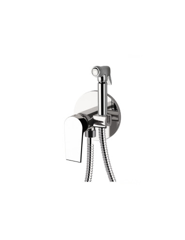 Set Bidet Incasso con Miscelatore Cromo | Mariani Rubinetterie Artic Set Doccia