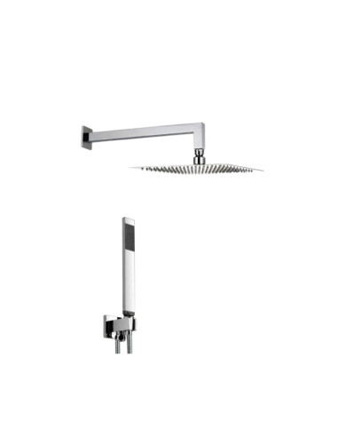 Set Doccia Acciaio Inox Quadro 25 x 25 cm | Positano Set Doccia