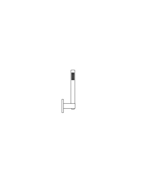 Set Doccia Acciaio Inox Quadro 25 x 25 cm | Positano Set Doccia
