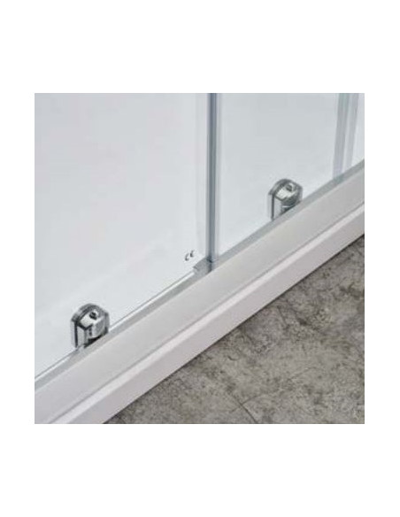 Box Doccia Angolare 2 lati Scorrevole 70x70 cm Cristallo Temperato 6 mm Trasparente 190h cm | New Fast Angolare