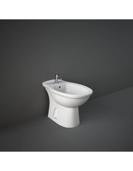 Coppia Sanitari Vaso e Bidet Staccato dal Muro + Coprivaso Tradizionale | Rak Karla 55.36 Coppia Sanitari