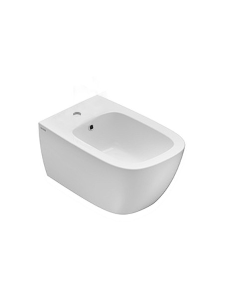 Coppia Sanitari Sospesi Vaso e Bidet Senza Brida  + Coprivaso Soft-Close | Globo Genesis Multi  55.36 Coppia Sanitari