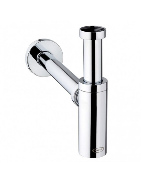Sifone Alto Cromato Lavabo Tondo | Jacuzzi Rubinetteria Pilette e Sifoni