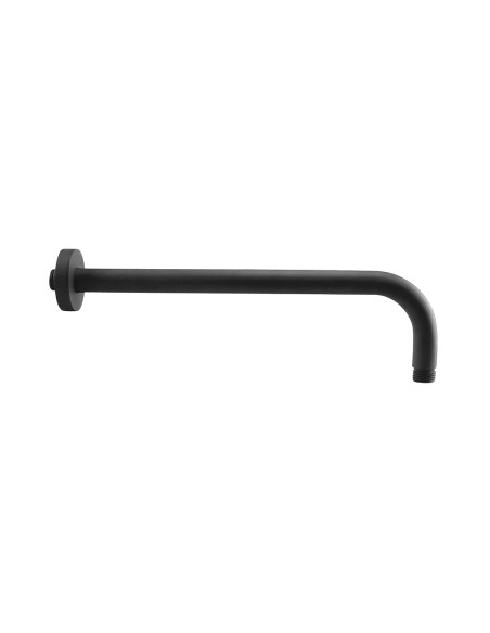 Set Doccia Acciaio Inox Tondo Nero Opaco ⌀ 25 | Jacuzzi Rubinetteria Set Doccia