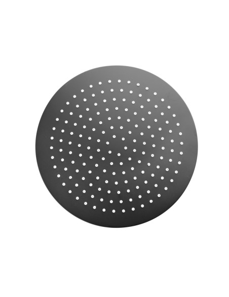 Set Doccia Acciaio Inox Tondo Nero Opaco ⌀ 25 | Jacuzzi Rubinetteria Set Doccia