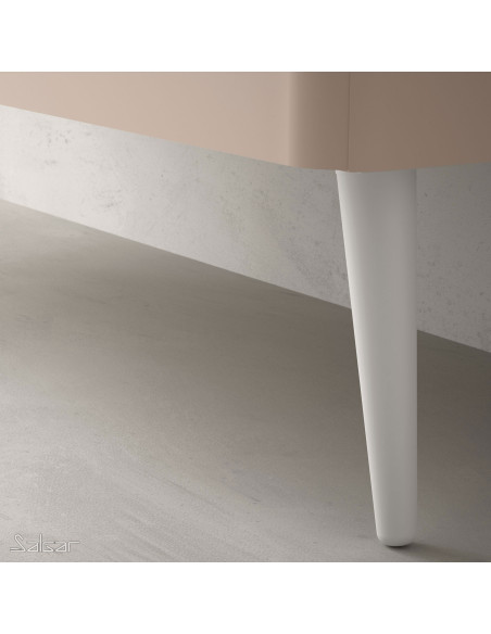 Set 2 Piede Bianco per Mobile | Salgar Mobili da Bagno