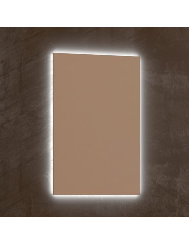 Specchio da Bagno Retroilluminato Led Touch Reversibile 80x70 cm  | PG M032 Specchiere